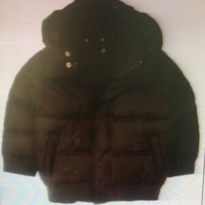 Black Hooded Puffer Jacket